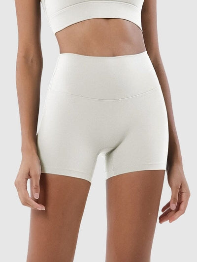 Short CrossFit Taille Haute, Sport Shorts Ultime Legging S Blanc 