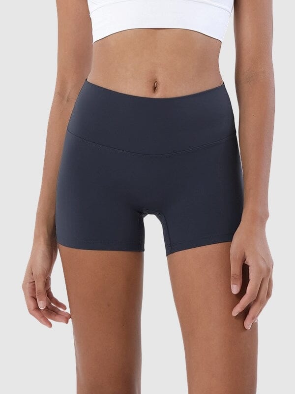Short CrossFit Taille Haute, Sport Shorts Ultime Legging S Bleu royal 