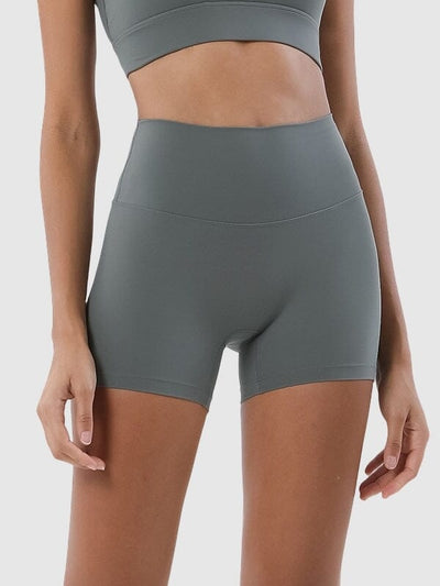 Short CrossFit Taille Haute, Sport Shorts Ultime Legging S Grisé 