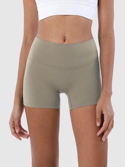 Short CrossFit Taille Haute, Sport Shorts Ultime Legging S Kaki grisé 