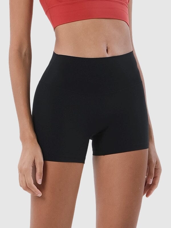 Short CrossFit Taille Haute, Sport Shorts Ultime Legging S Noir 