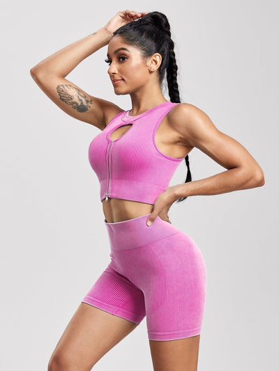 Short et Brassière Sport, Ensemble Ensemble Sport Ultime Legging S Rose 