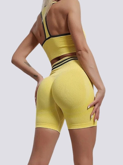 Short Moulant Push Up Shorts Ultime Legging S Jaune 