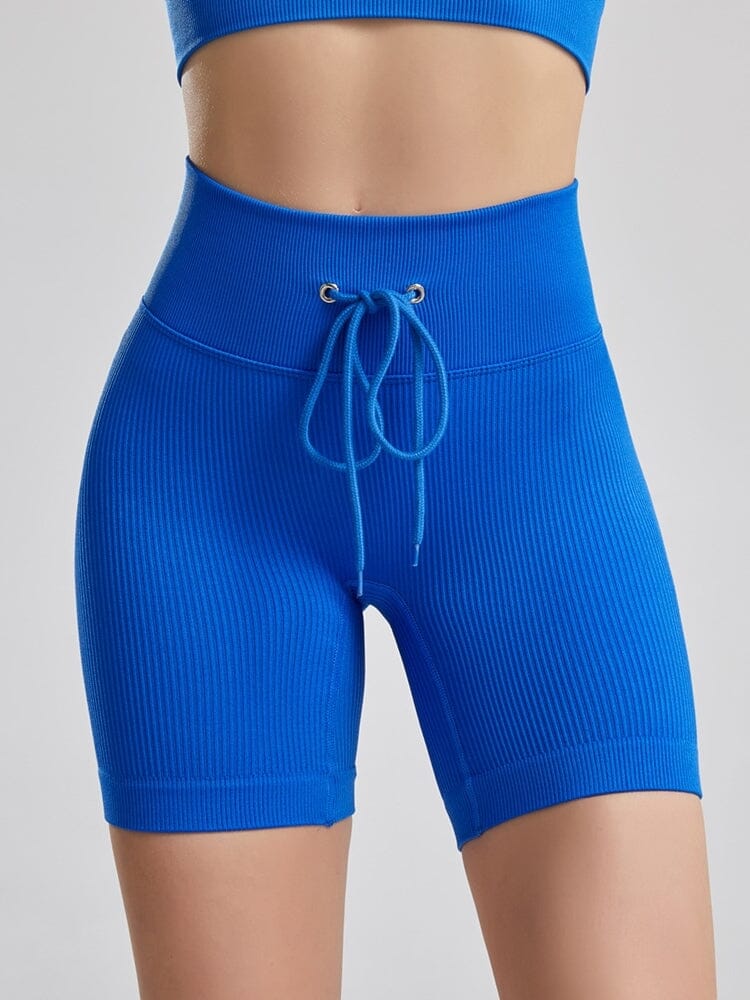 Short Plissé Sport Shorts Ultime Legging S Bleu 