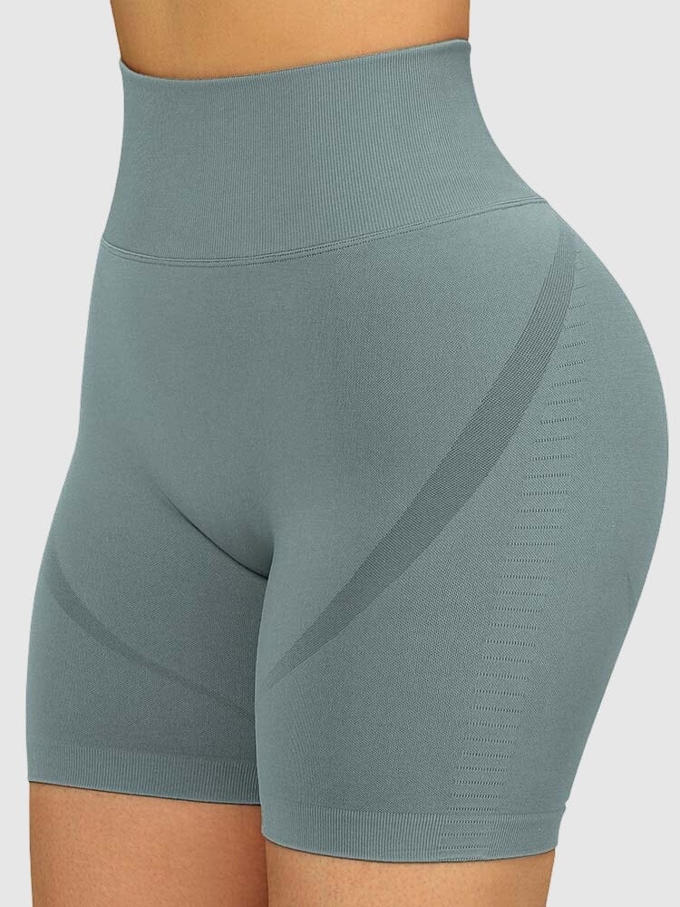 Short Sport Amincissant Push Up Shorts Ultime Legging S Vert grisé 