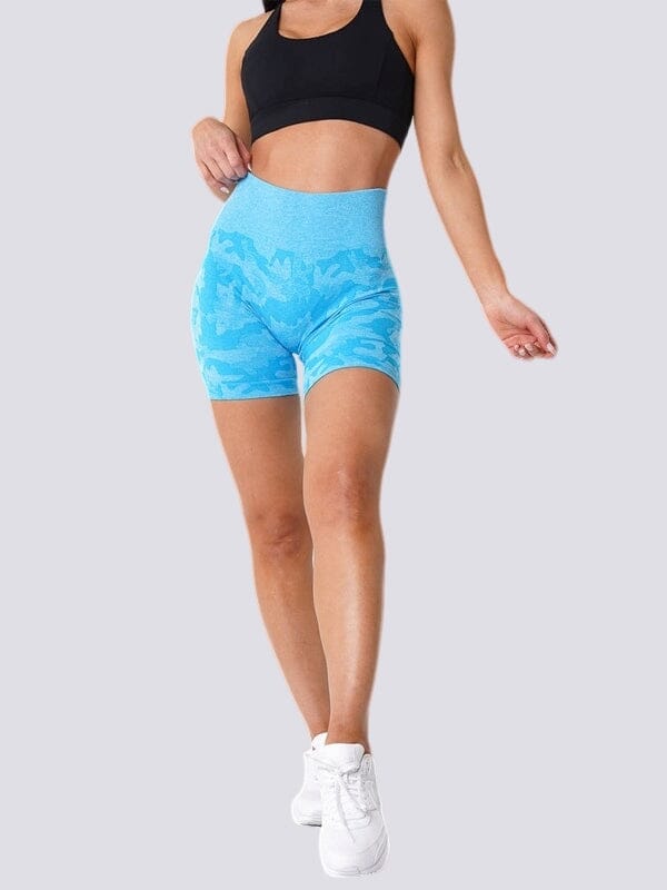 Short Sport Camouflage Sans Couture Shorts Ultime Legging 