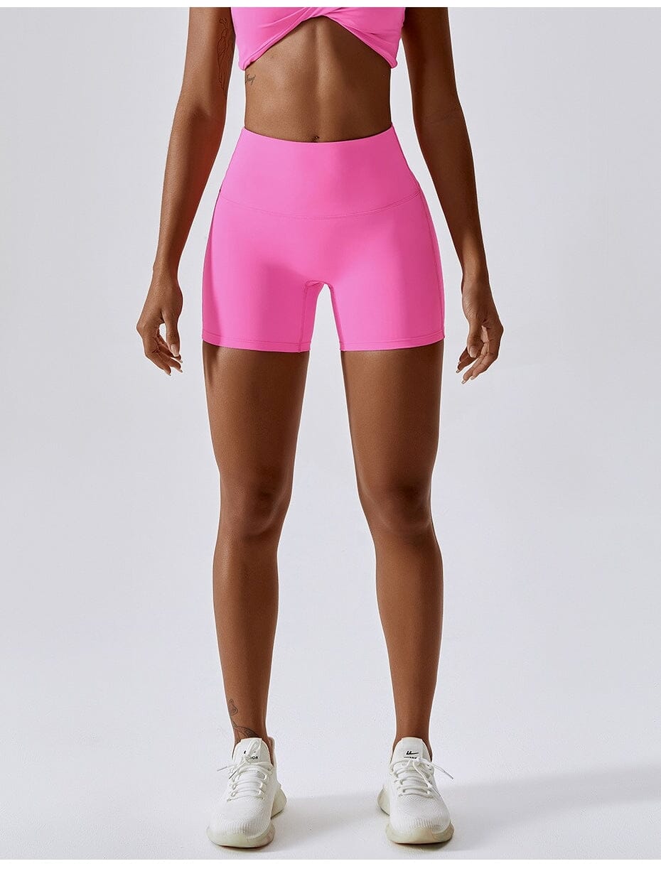 Short Sport Court Moulant Ultime Legging S Rose 