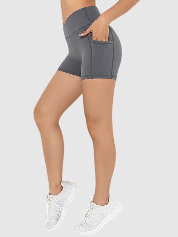 Short Sport Court Poches Shorts Ultime Legging XS Gris 