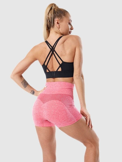 Short Sport Fitness Taille Haute Sans Couture Shorts Ultime Legging 