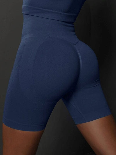 Short Sport Galbant Push Up Shorts Ultime Legging : Legging Femme | Vêtements de Sport S Bleu 