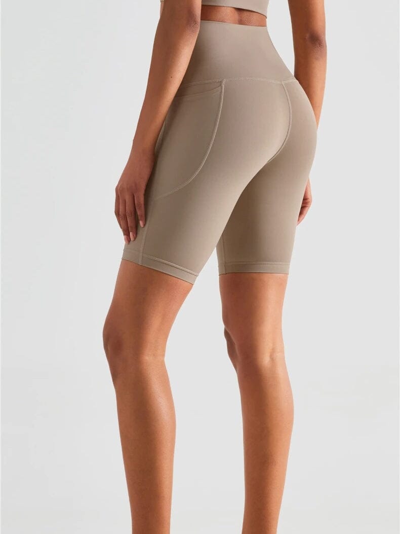 Short Sport Long Poche Shorts Ultime Legging : Legging Femme | Vêtements de Sport 