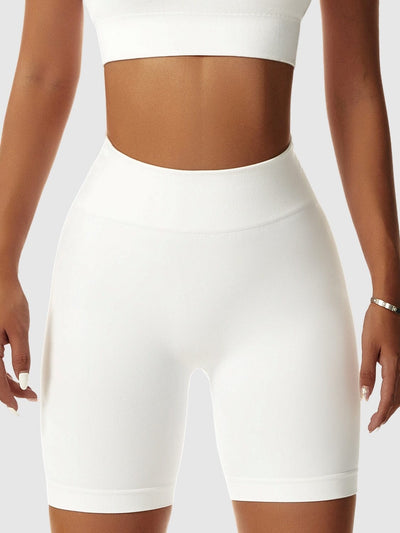 Short Sport Mi-Long Push Up Leggings Ultime Legging S Blanc 