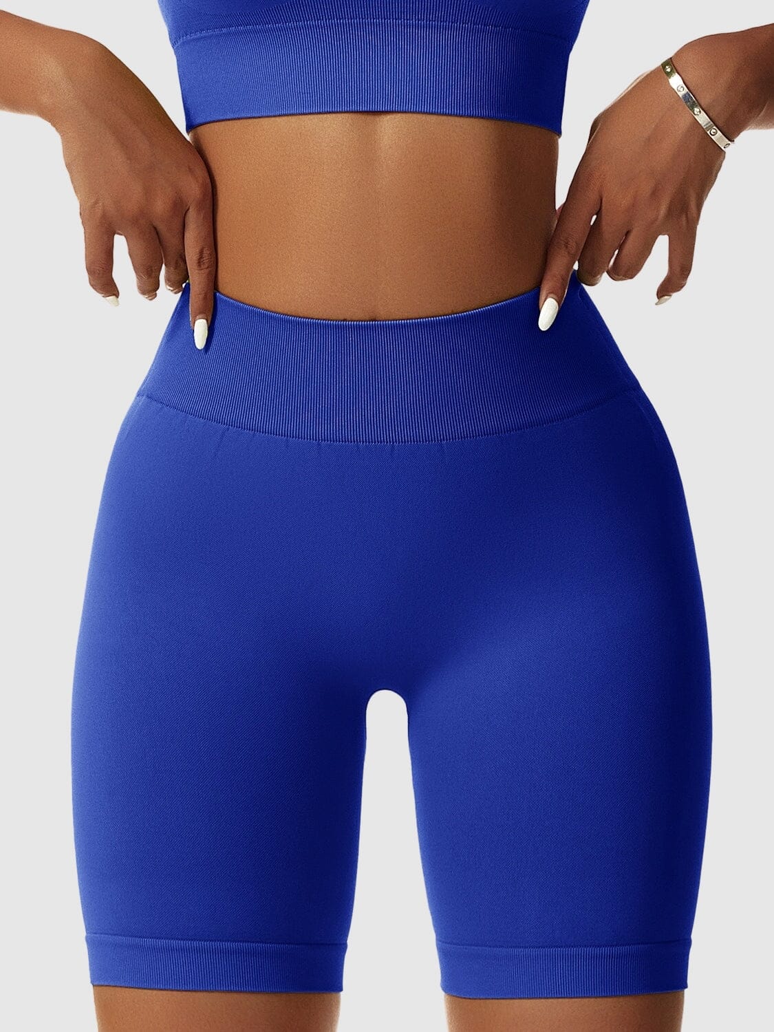 Short Sport Mi-Long Push Up Leggings Ultime Legging S Bleu 