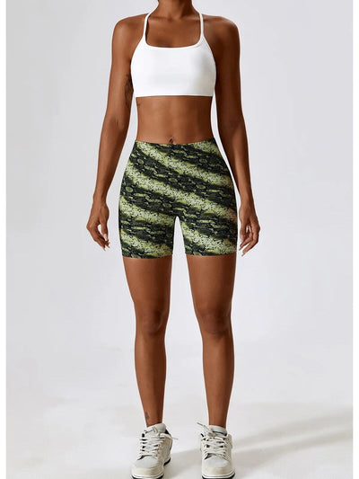 Short Sport Moulant Serpent (Push Up) Shorts Ultime Legging S Vert 