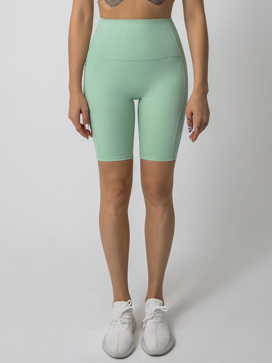 Short Sport Poche Shorts Ultime Legging : Legging Femme | Vêtements de Sport S Turquoise 