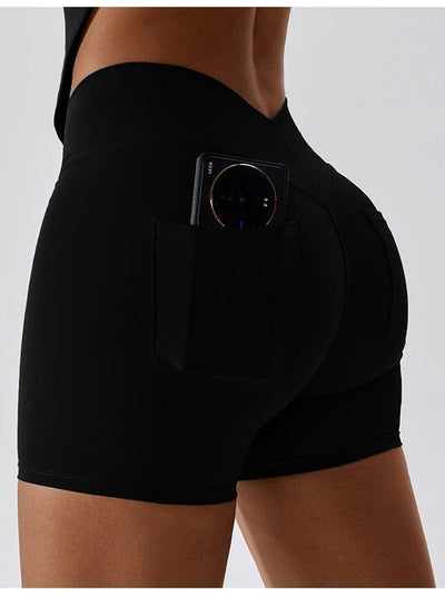 Short Sport Poche Téléphone Shorts Ultime Legging S Noir 