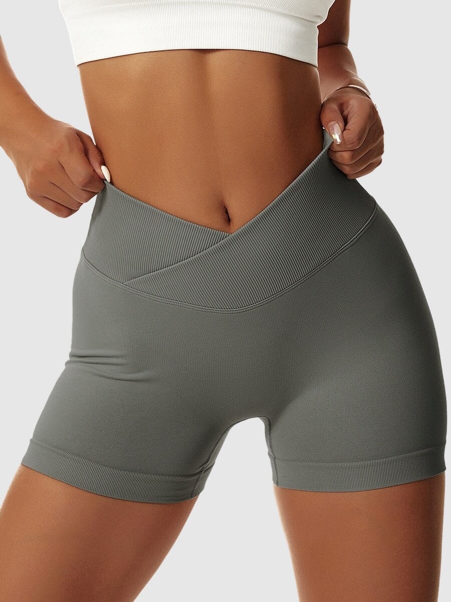 Short Sport Push Up Ceinture V Shorts Ultime Legging S Gris 