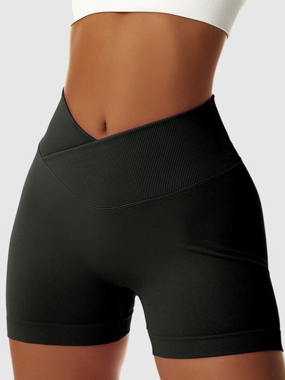 Short Sport Push Up Ceinture V Shorts Ultime Legging S Noir 