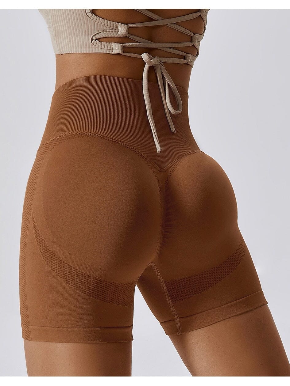 Short Sport Push Up Gainant Shorts Ultime Legging S Marron 