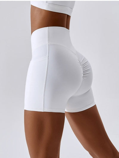 Short Sport Push Up Poches Latérales Shorts Ultime Legging S Blanc 