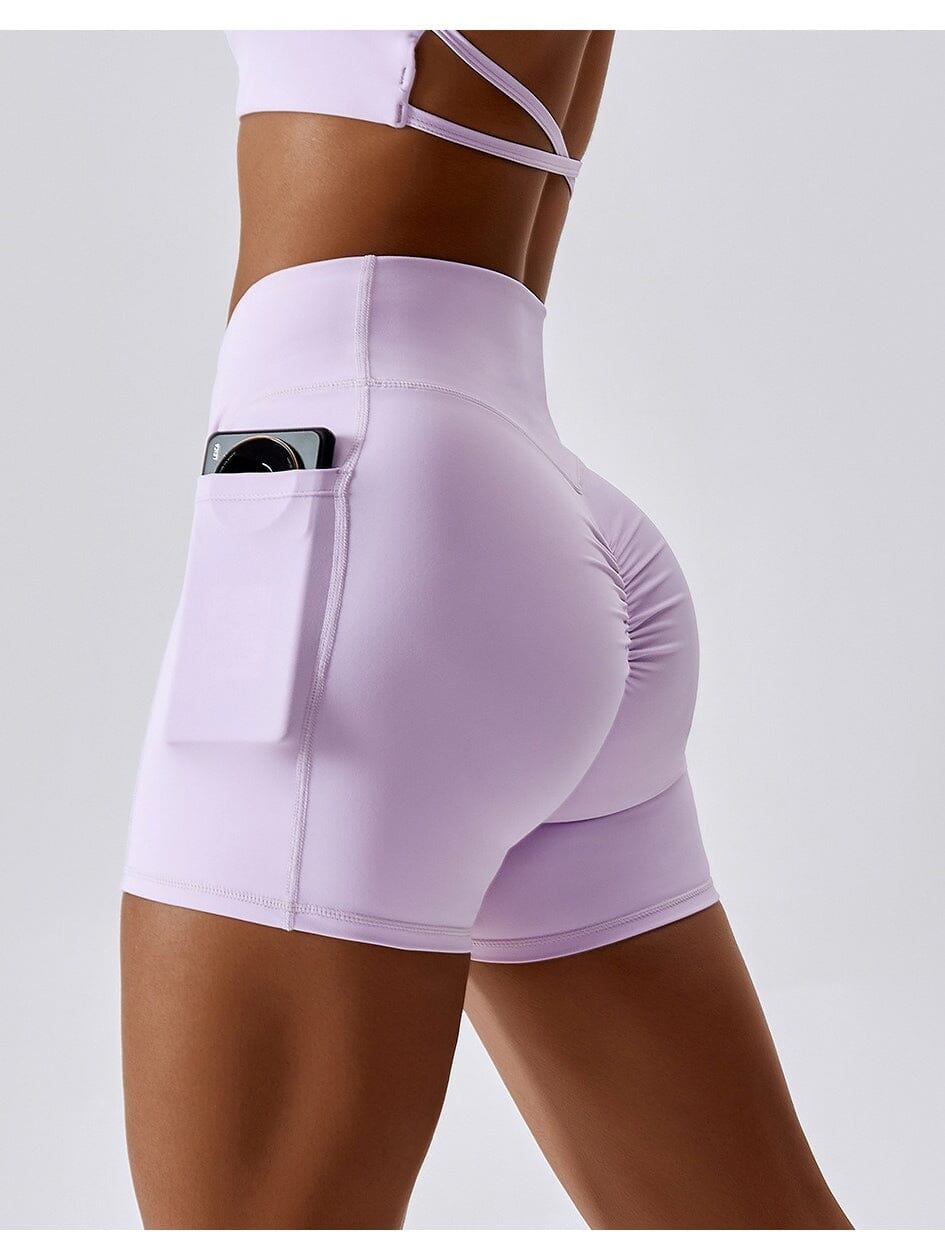 Short Sport Push Up Poches Latérales Shorts Ultime Legging S Violet 