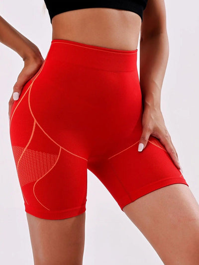 Short Sport Rouge Sans Couture Shorts Ultime Legging 