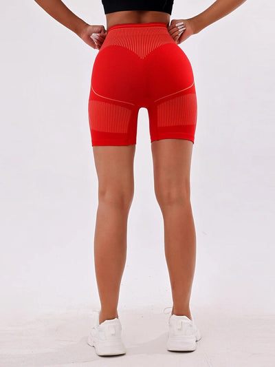 Short Sport Rouge Sans Couture Shorts Ultime Legging 