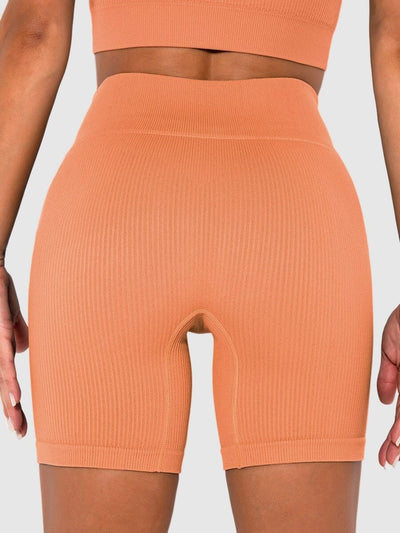 Short Sport Sans Couture Côtelé Shorts Ultime Legging : Legging Femme | Vêtements de Sport 