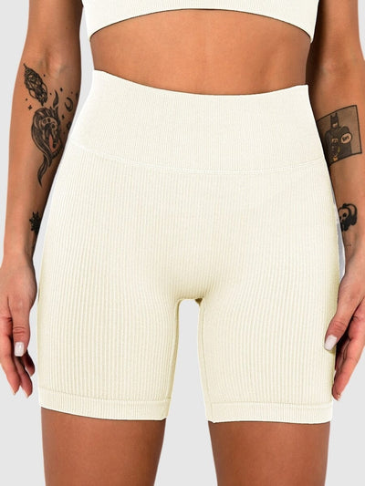 Short Sport Sans Couture Côtelé Shorts Ultime Legging : Legging Femme | Vêtements de Sport 