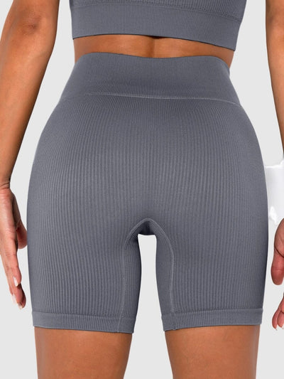 Short Sport Sans Couture Côtelé Shorts Ultime Legging : Legging Femme | Vêtements de Sport 