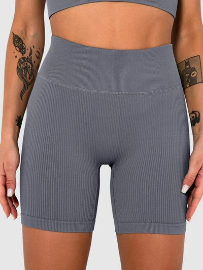 Short Sport Sans Couture Côtelé Shorts Ultime Legging : Legging Femme | Vêtements de Sport 