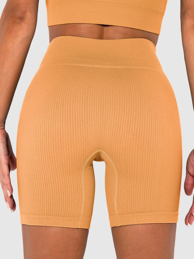 Short Sport Sans Couture Côtelé Shorts Ultime Legging : Legging Femme | Vêtements de Sport 