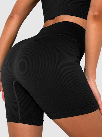 Short Sport Sans Couture Côtelé Shorts Ultime Legging : Legging Femme | Vêtements de Sport 