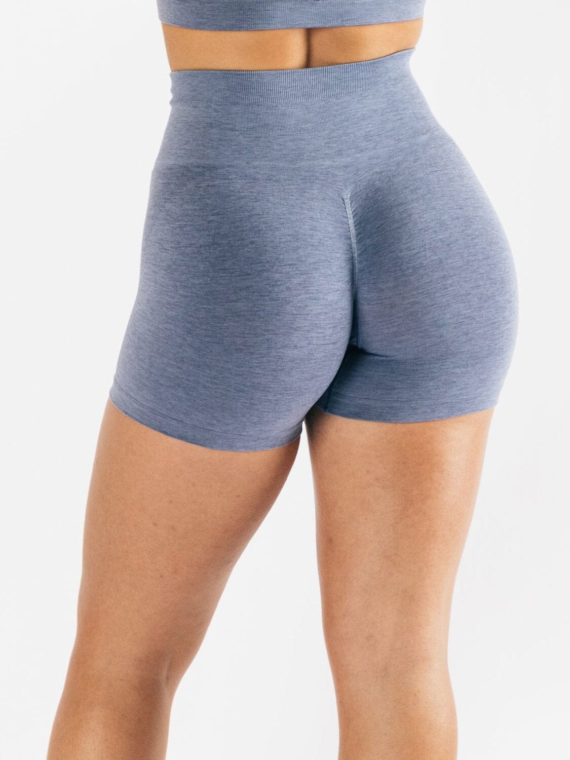 Short Sport Sans Couture Push Up Shorts Ultime Legging S Bleu grisé 