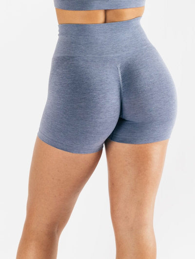Short Sport Sans Couture Push Up Shorts Ultime Legging S Bleu grisé 