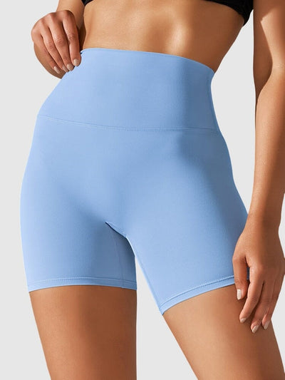 Short Sport Taille Haute Ferme Shorts Ultime Legging XS Bleu ciel 