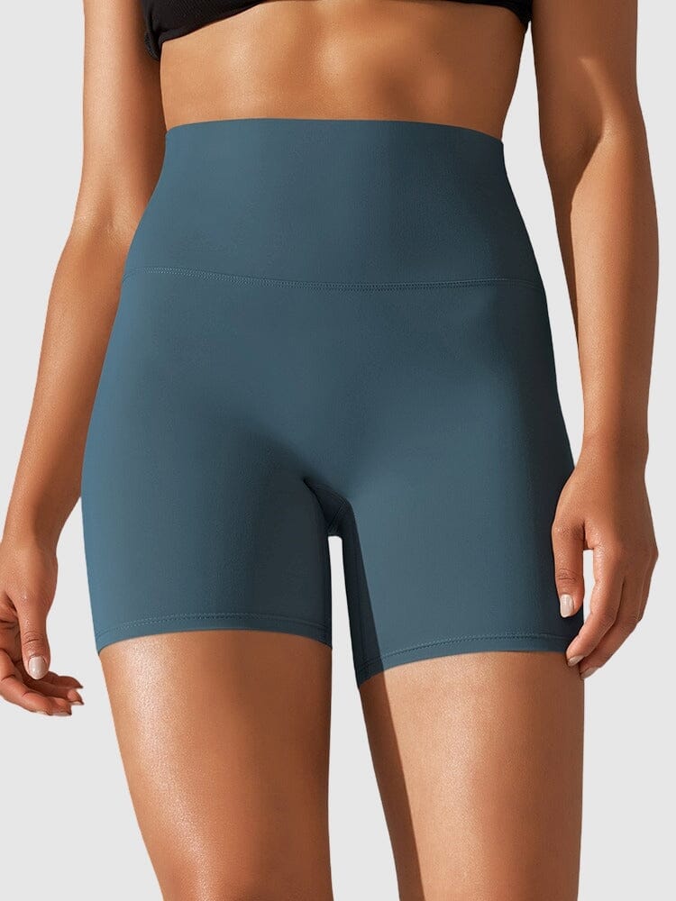 Short Sport Taille Haute Ferme Shorts Ultime Legging XS Bleu grisé 