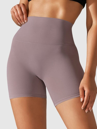 Short Sport Taille Haute Ferme Shorts Ultime Legging XS Mauve 