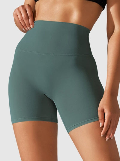 Short Sport Taille Haute Ferme Shorts Ultime Legging XS Vert grisé 