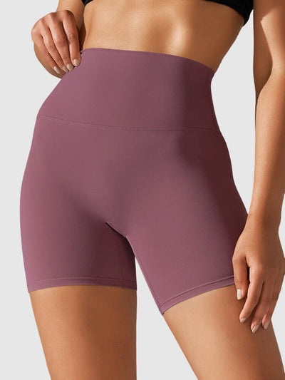 Short Sport Taille Haute Ferme Shorts Ultime Legging XS Violet 