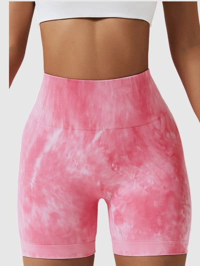 Short Sport Taille Haute Push Up Imprimé Shorts Ultime Legging S Rose 