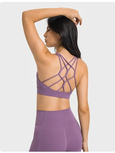 Soutien-Gorge Bretelles Fines Croisées Soutien-gorge sport Ultime Legging : Legging Femme | Vêtements de Sport 