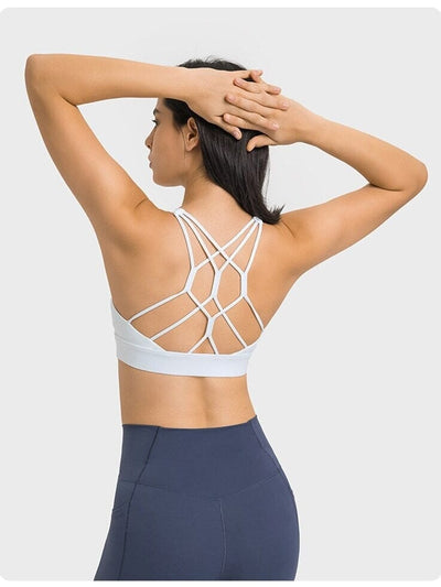 Soutien-Gorge Bretelles Fines Croisées Soutien-gorge sport Ultime Legging : Legging Femme | Vêtements de Sport 