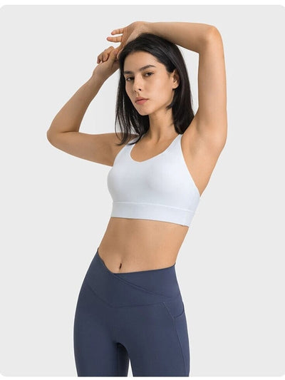 Soutien-Gorge Bretelles Fines Croisées Soutien-gorge sport Ultime Legging : Legging Femme | Vêtements de Sport 