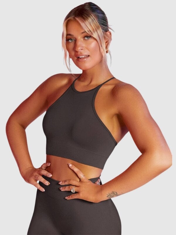 Vêtement de sport femme - Ensemble de sport - Sans couture - Brassière de  sport 