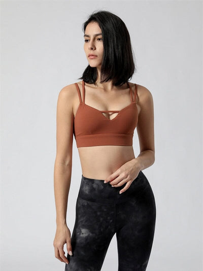 Soutien-Gorge Sport Maintien Ferme Soutien-gorge sport Ultime Legging S Marron 