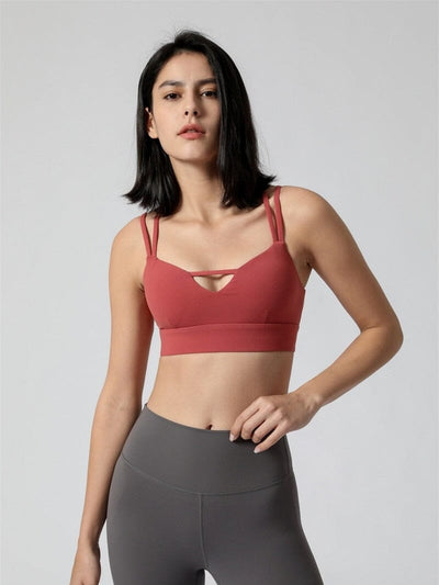 Soutien-Gorge Sport Maintien Ferme Soutien-gorge sport Ultime Legging S Rouge foncé 