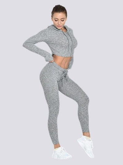 Tenue Sport Côtelée Leggings Ultime Legging S Gris 