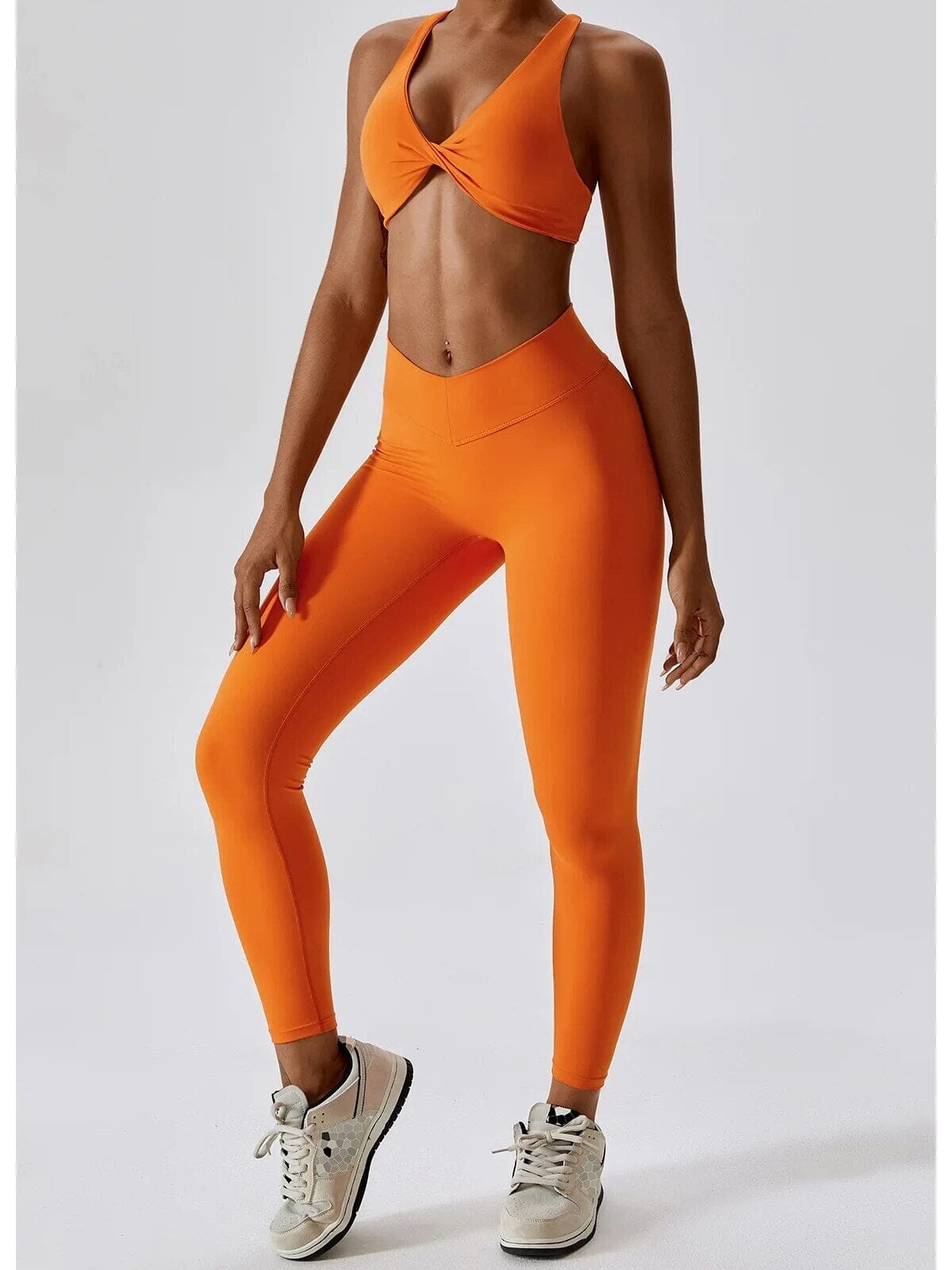 Tenue Sport Push Up Ensemble Sport Ultime Legging S Orange 