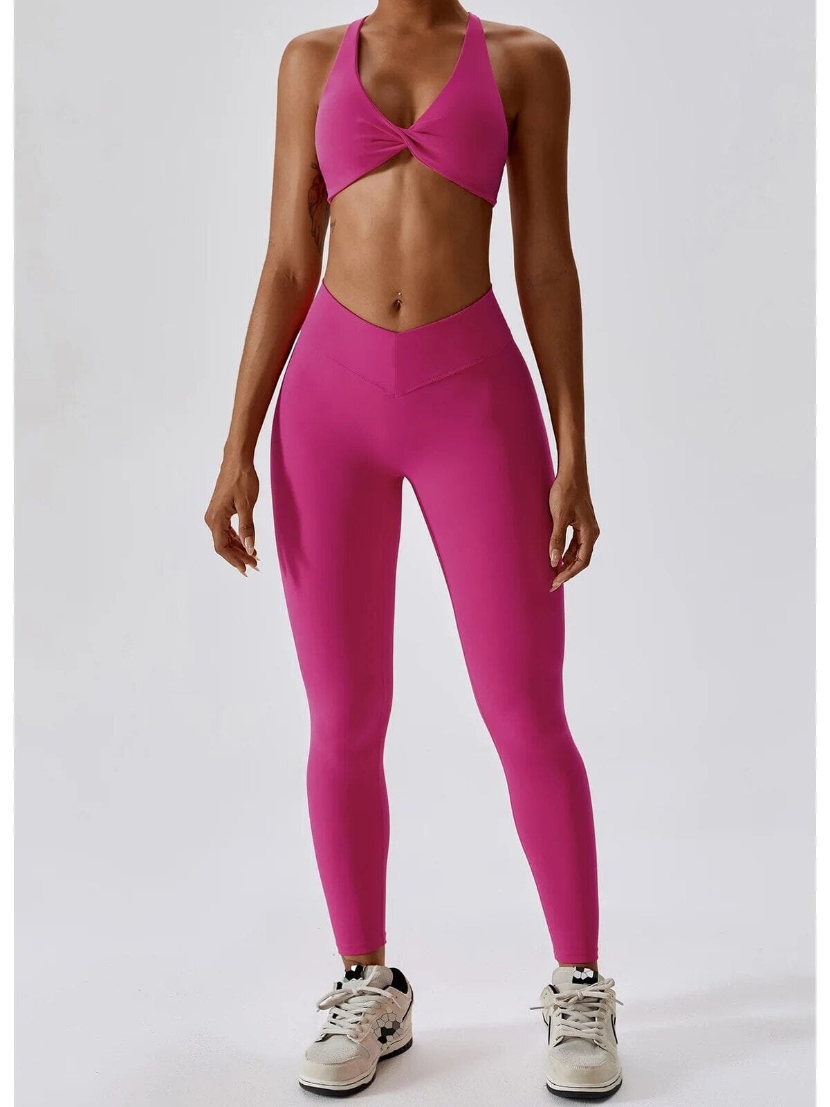 Tenue Sport Push Up Ensemble Sport Ultime Legging S Rose 